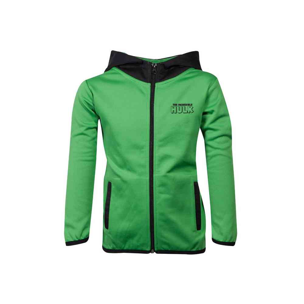 Marvel The Hulk - Kids Teq Vest Met Capuchon Kinderen - Groen